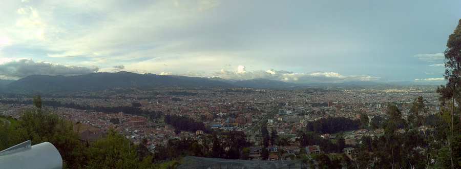 Panorámica de Cuenca vista desde el mirador de Turi